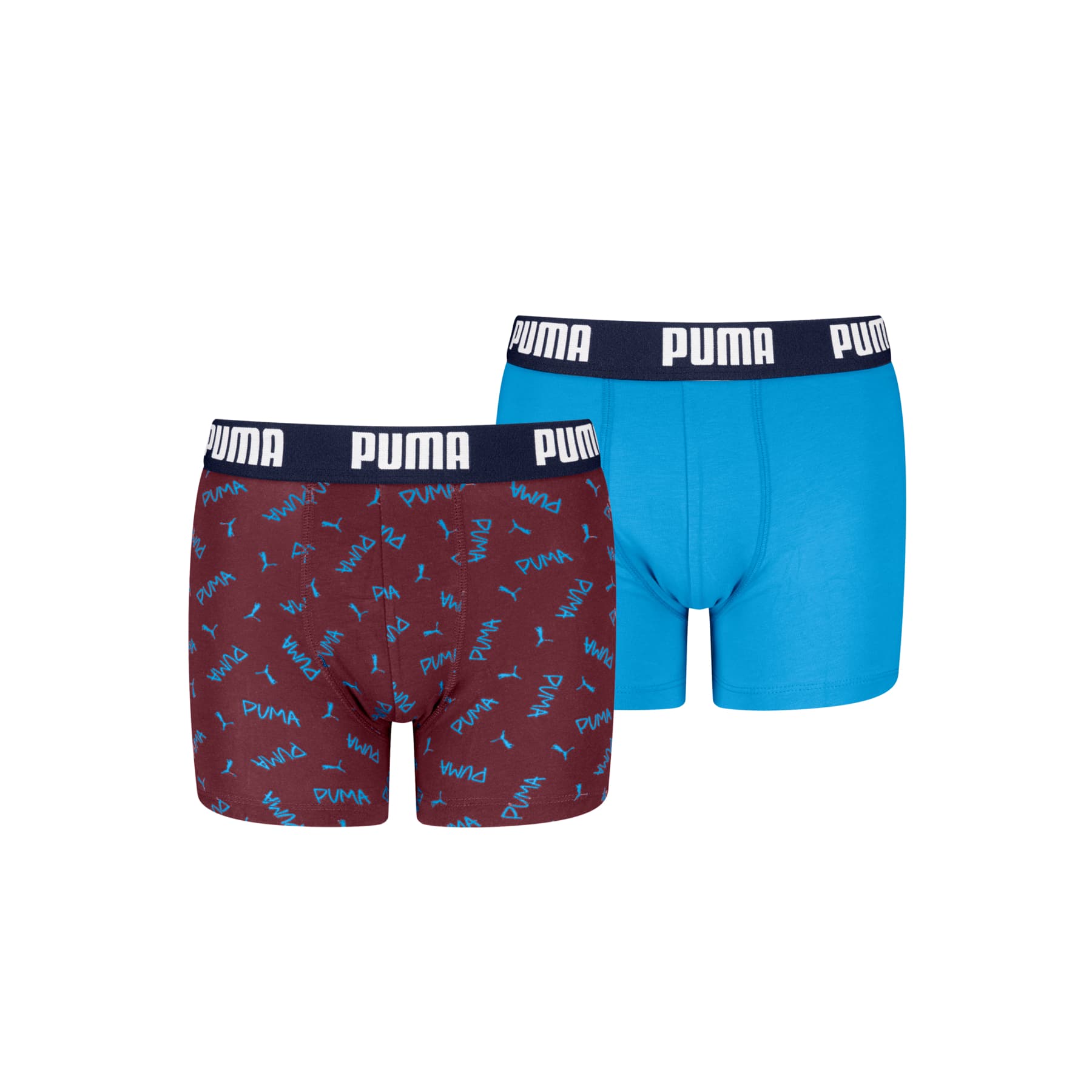 PUMA Jungen Boxer Script Print 2er Pack