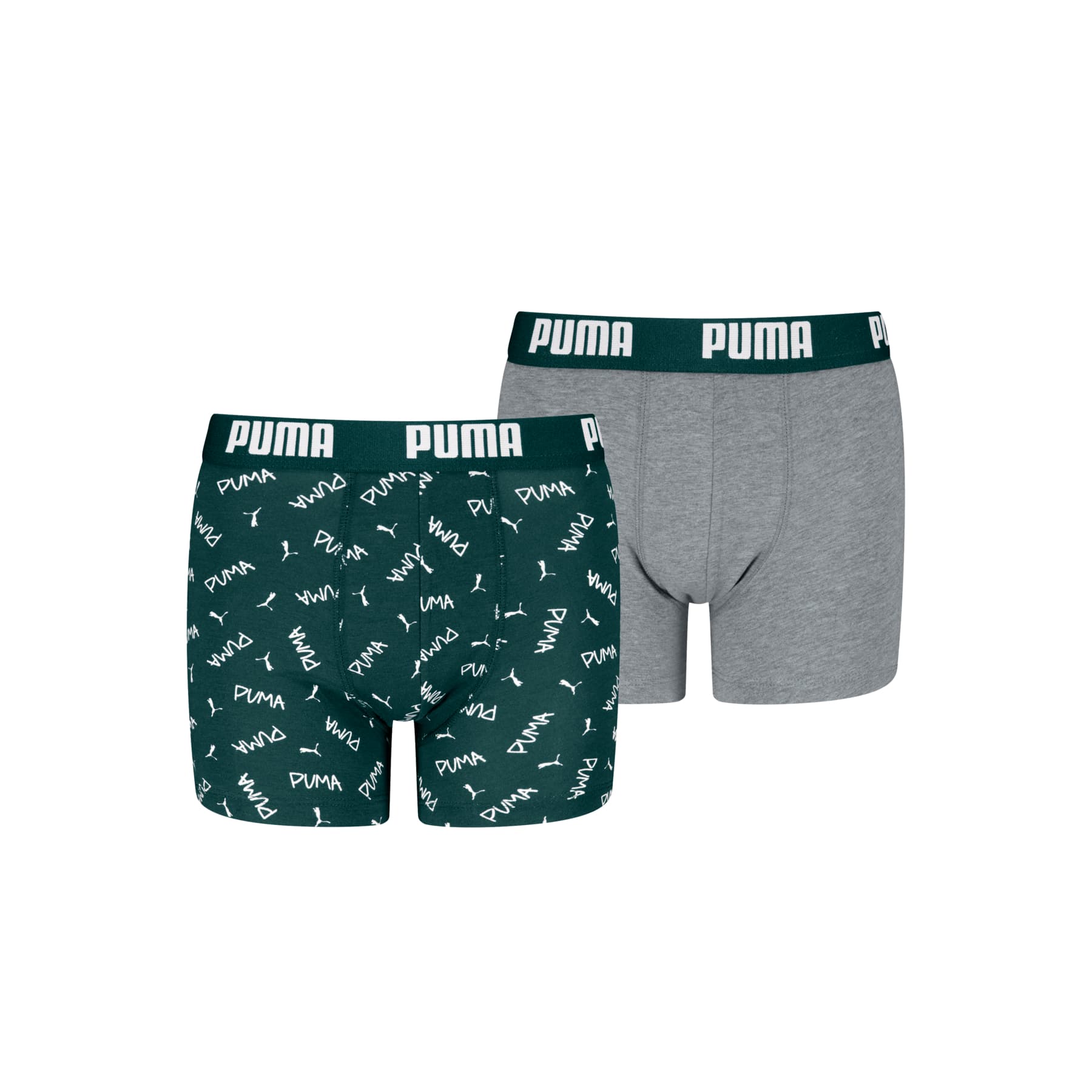 PUMA Jungen Boxer Script Print 2er Pack