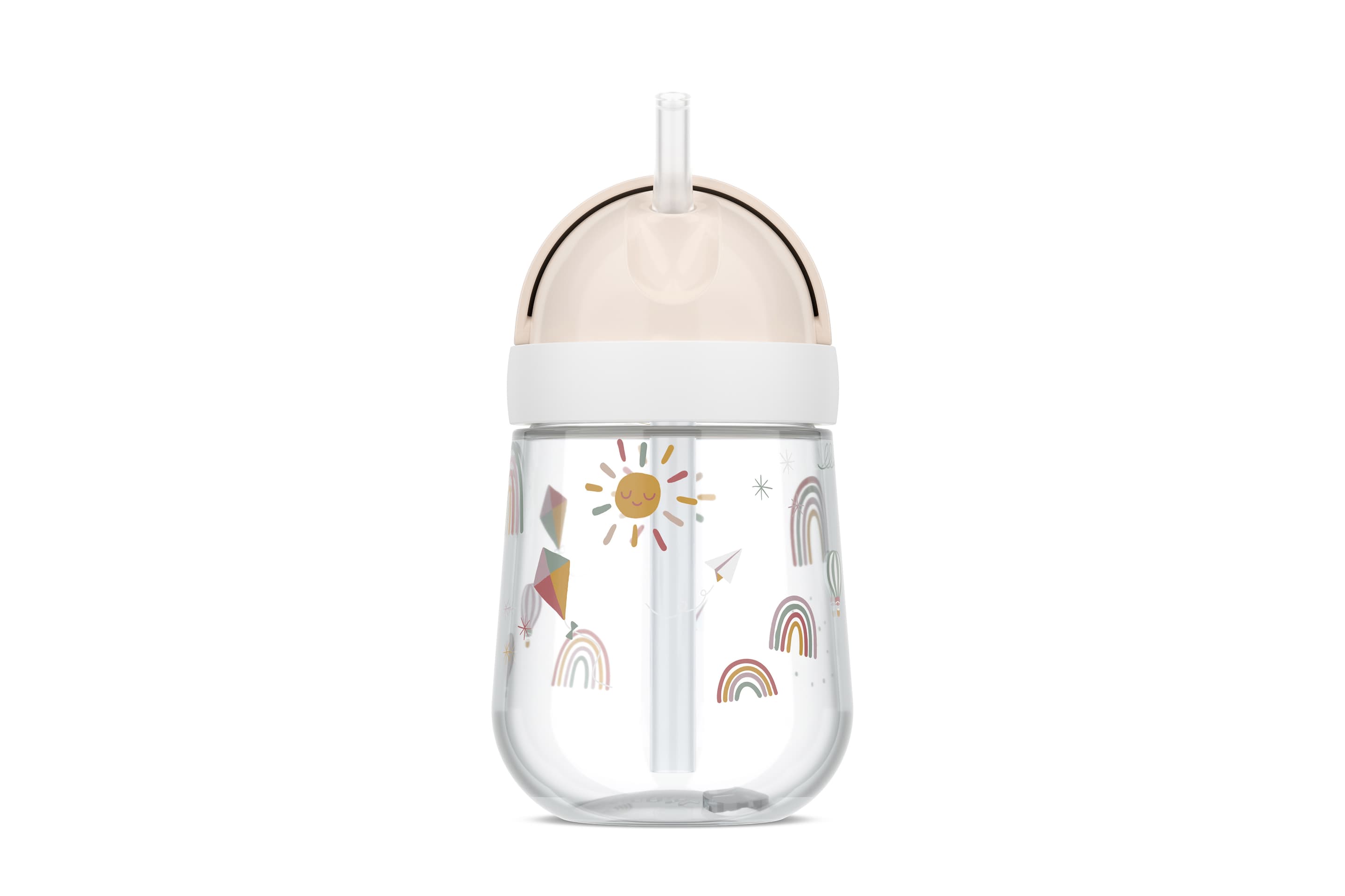 MEPAL Mio Strohhalmbecher Sunshine & Rainbow 300ml