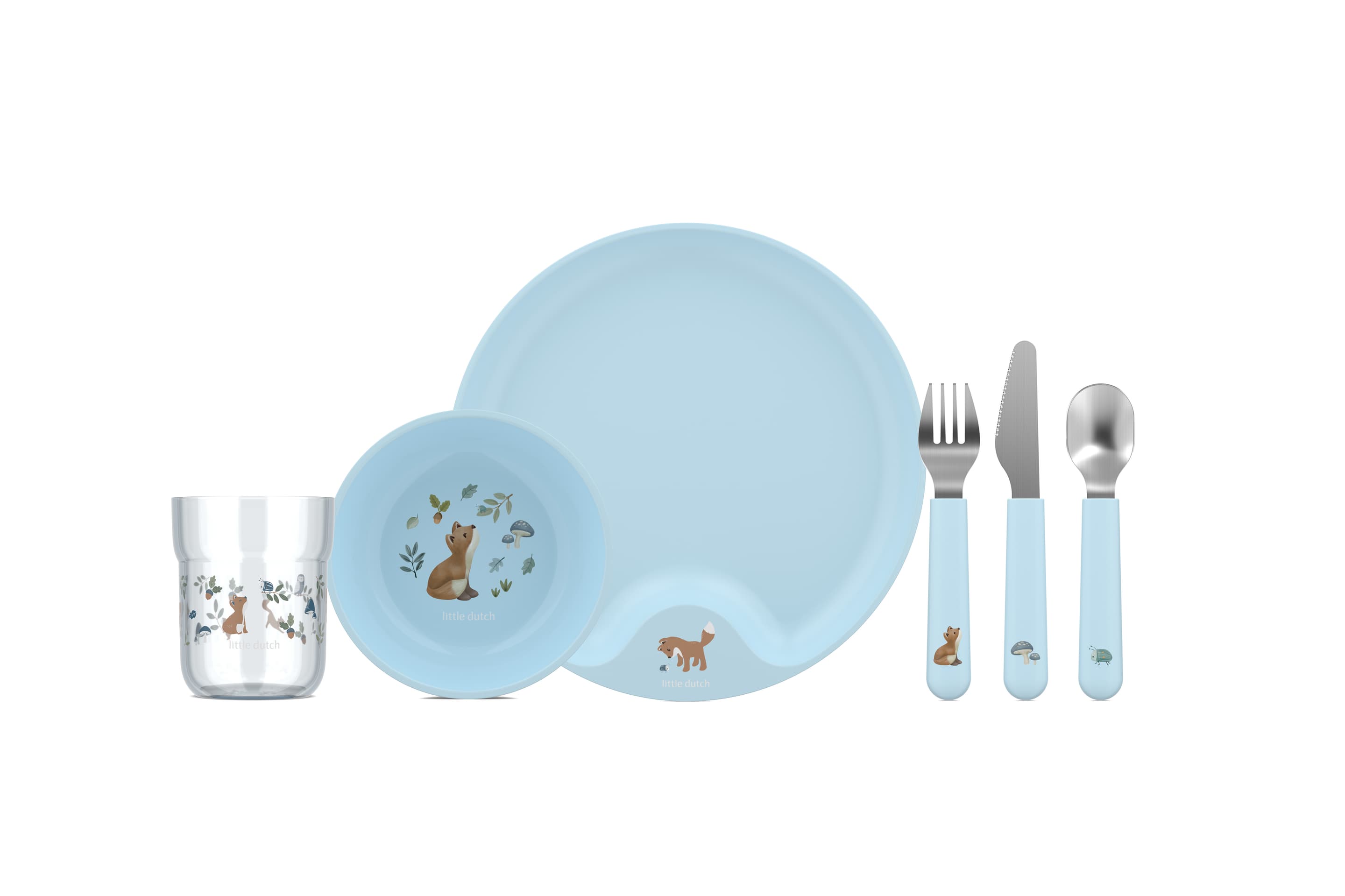 MEPAL Mio Kindergeschirr-Set Forest Friends 6-tlg.