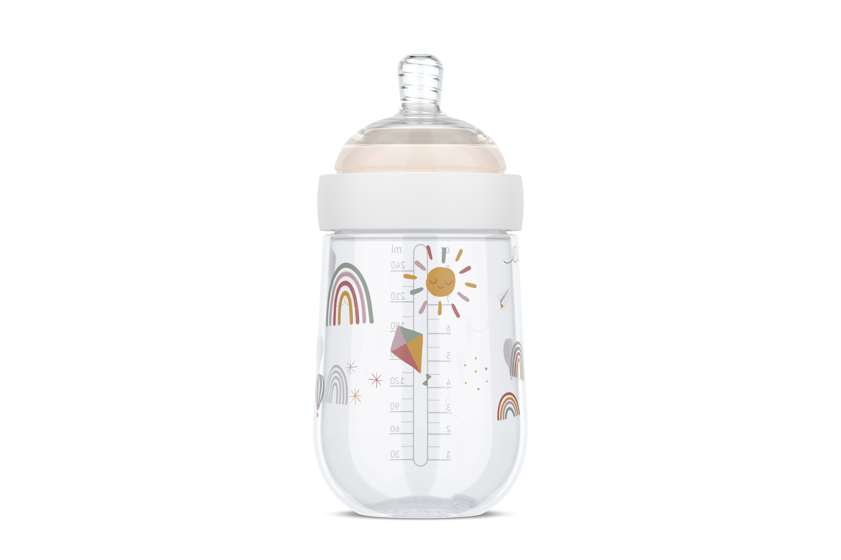 MEPAL Mio Babyflasche Sunshine & Rainbows 240ml