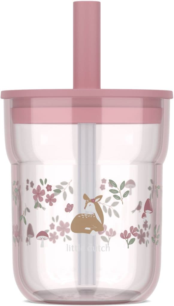 MEPAL Mio Kindertrinkglas mit Halm Fairy Garden 0,25l