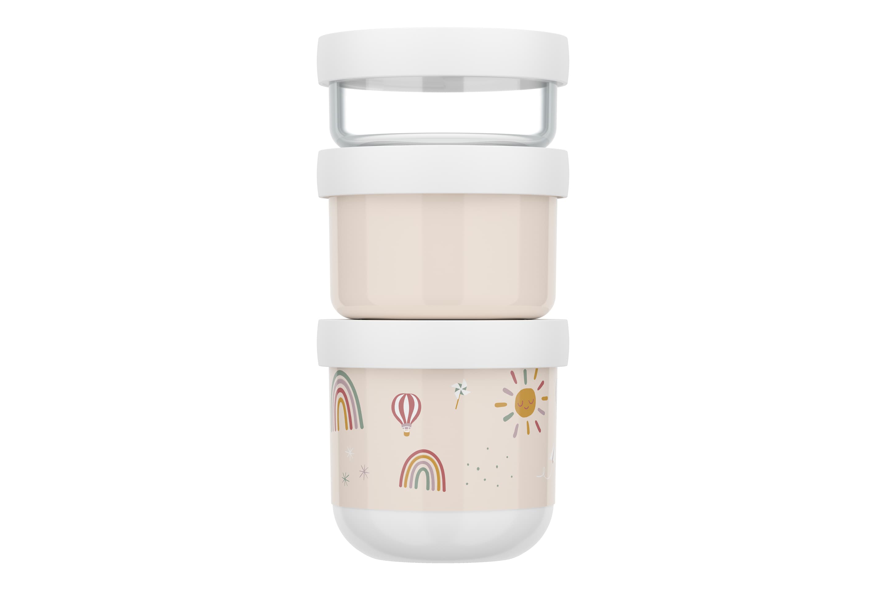 MEPAL Mio Snackbox Sunshine & Rainbows 3tlg.