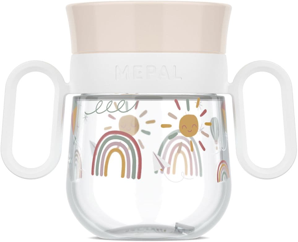 MEPAL Mio 360° Trinkbecher Sunshine & Rainbow 200ml