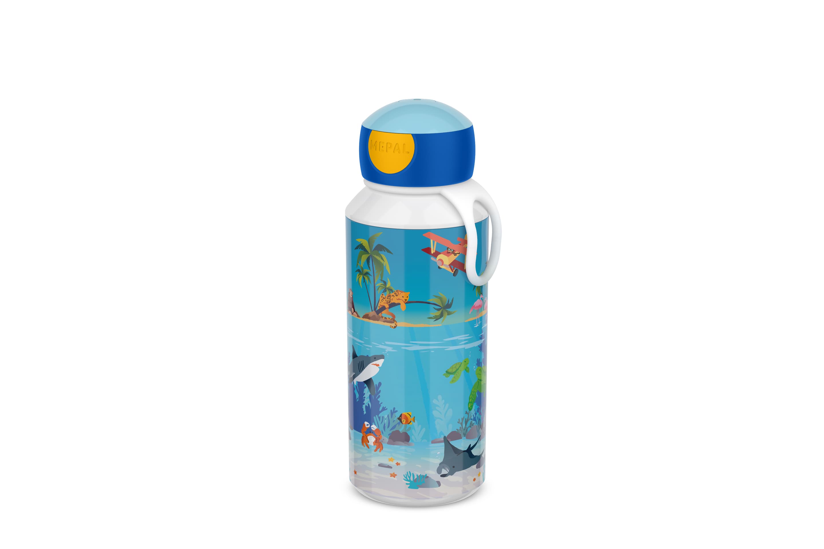 Produktbild MEPAL Campus pop-up Trinkflasche Tropical Ocean 400ml 2 von 2