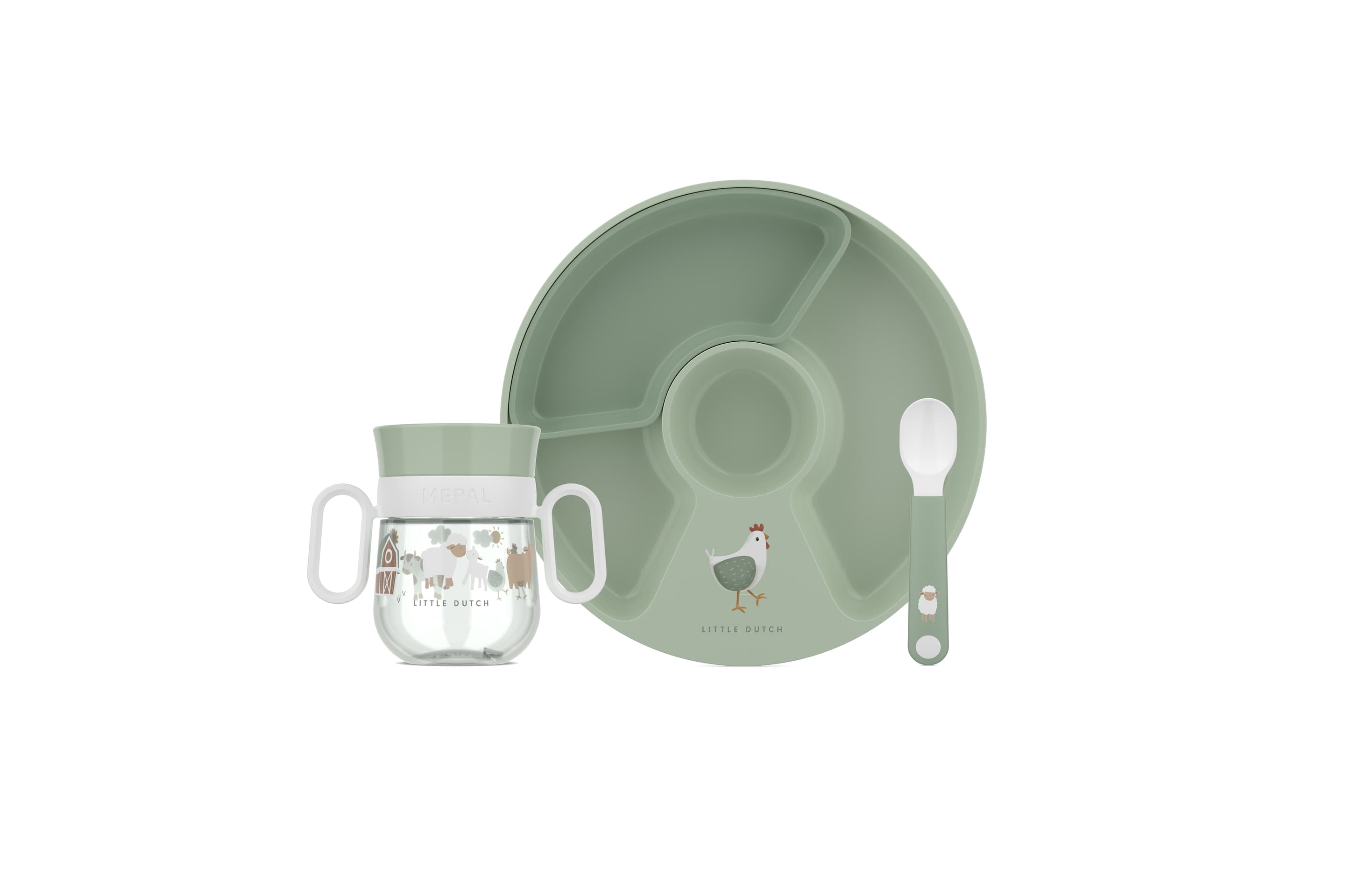 MEPAL Mio Babygeschirr-Set Little Farm 3-tlg.