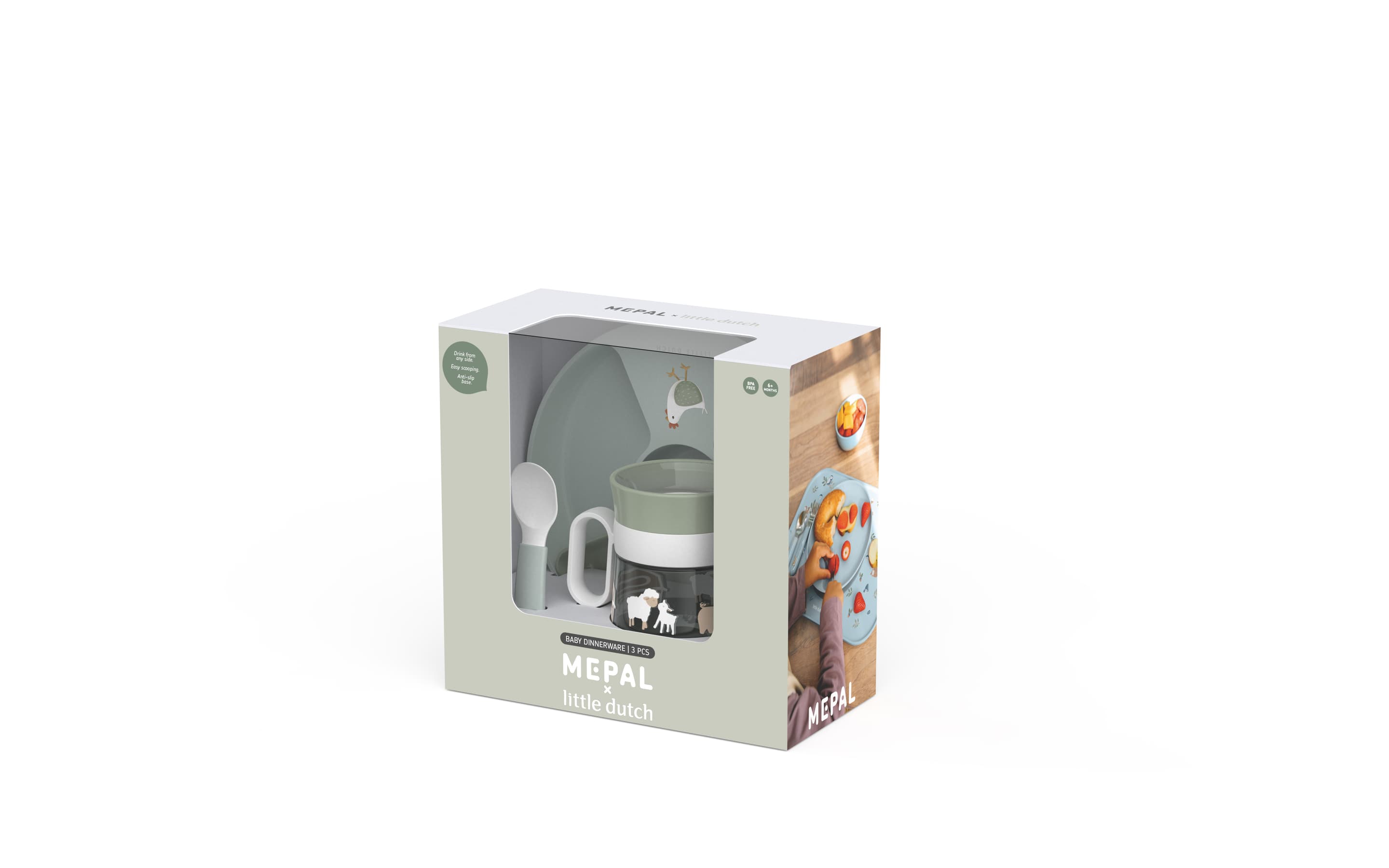 Produktbild MEPAL Mio Babygeschirr-Set Little Farm 3-tlg. 2 von 2