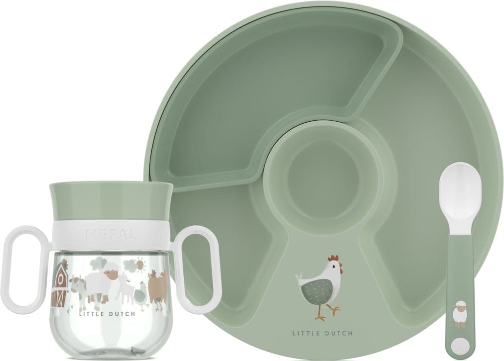 MEPAL Mio Babygeschirr-Set Little Farm 3-tlg.