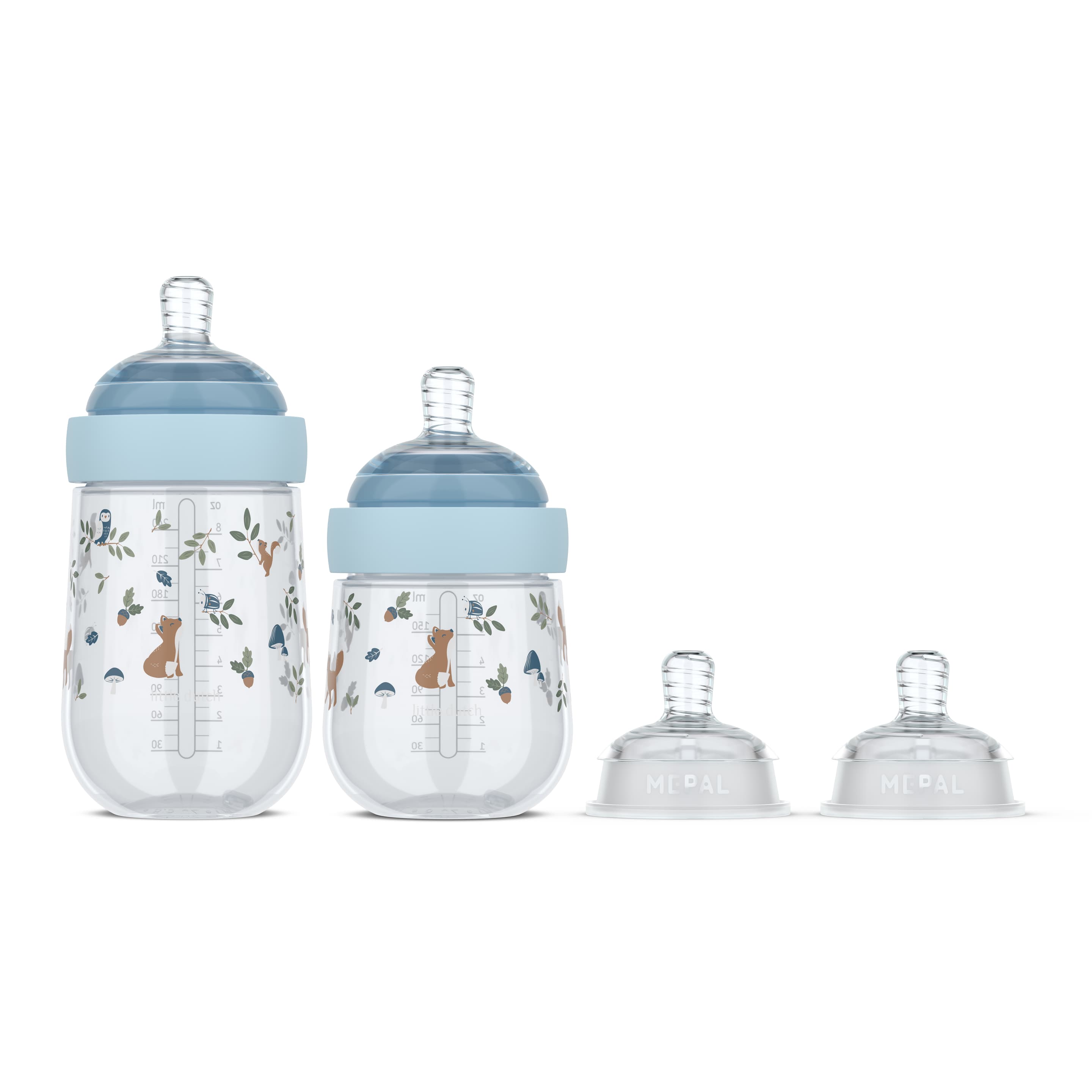 MEPAL Mio Babyflasche Set Forest Friends 4tlg.