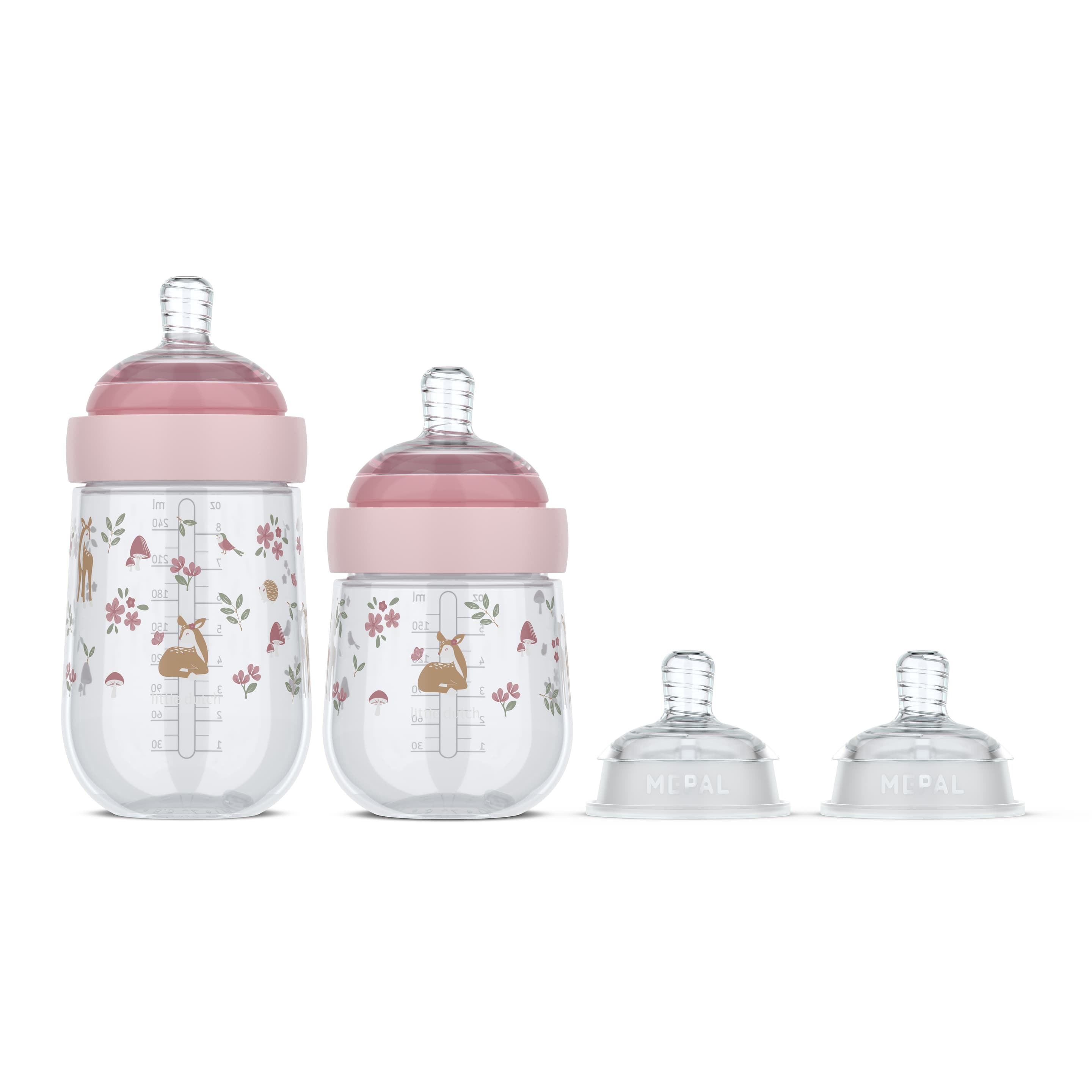 MEPAL Mio Babyflasche Set Fairy Garden 4tlg.