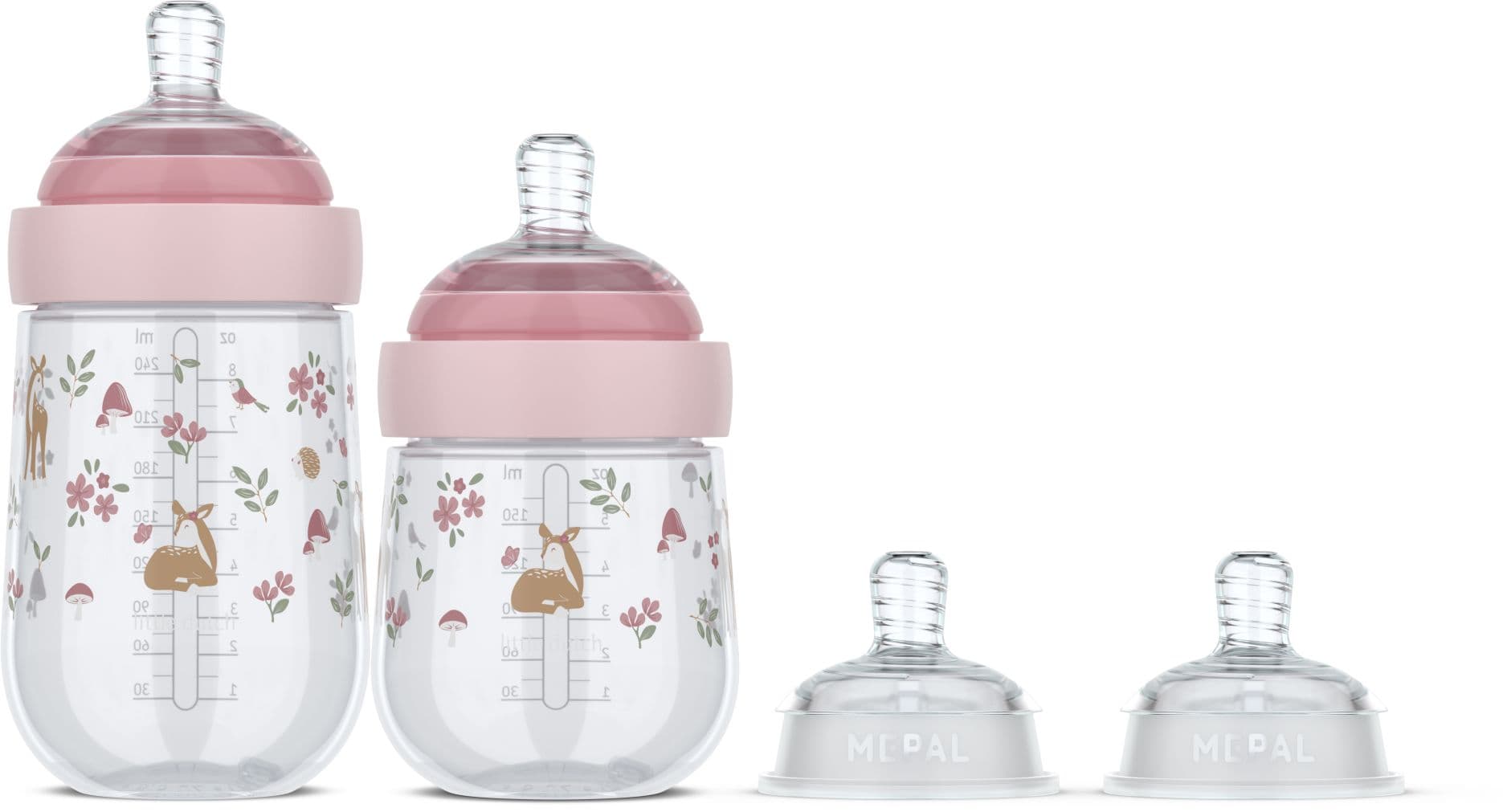 MEPAL Mio Babyflasche Set Fairy Garden 4tlg.