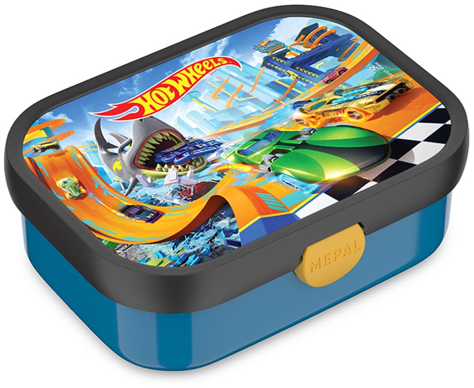 MEPAL Campus Brotdose mit Bento-Einsatz Hot Wheels 750ml