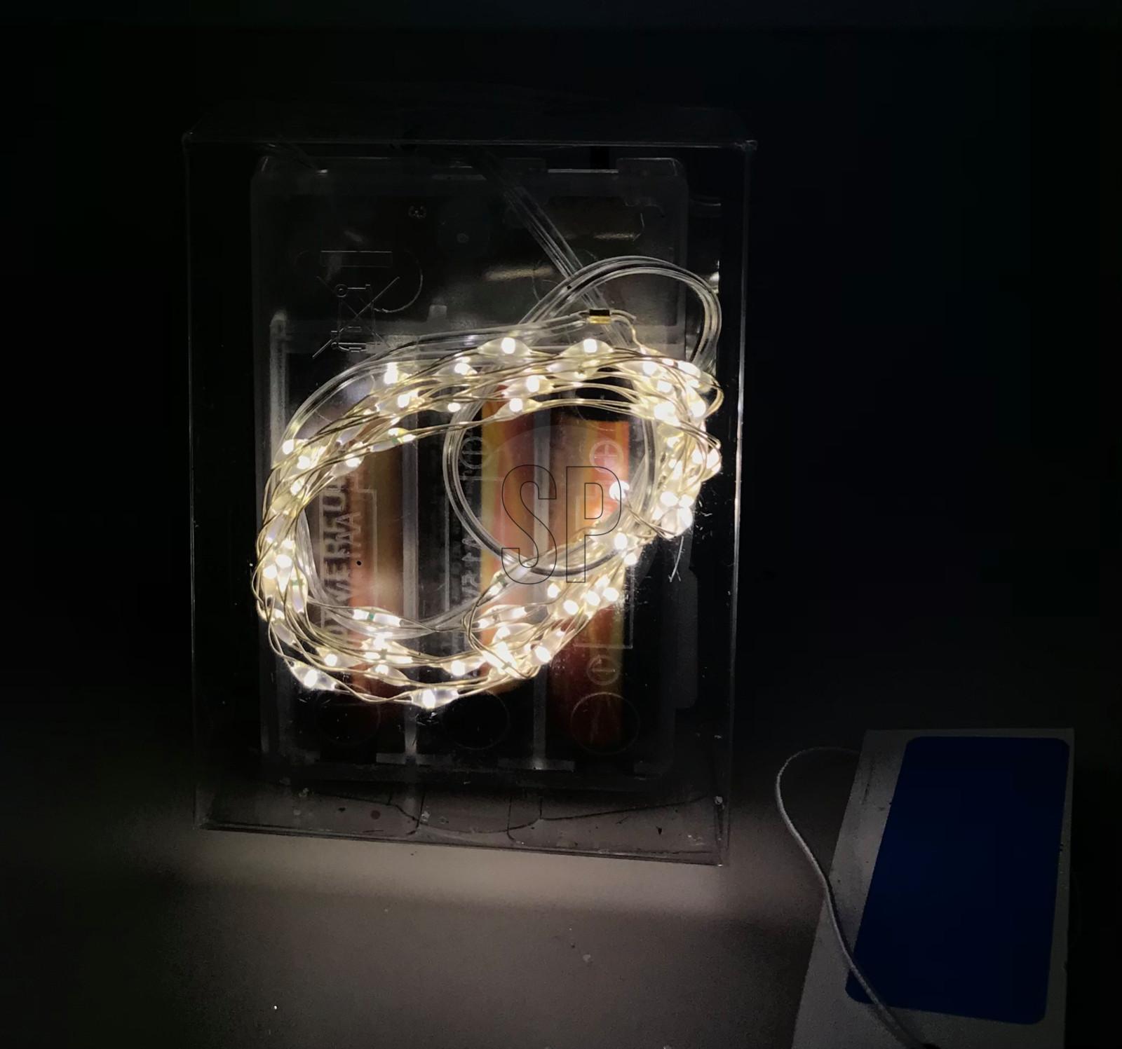 Produktbild LED Silberdraht Perle 66 LED 5 von 5