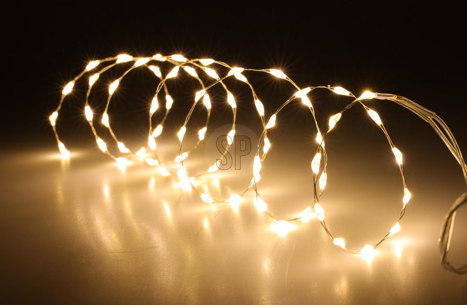 Produktbild LED Silberdraht Perle 66 LED 4 von 5