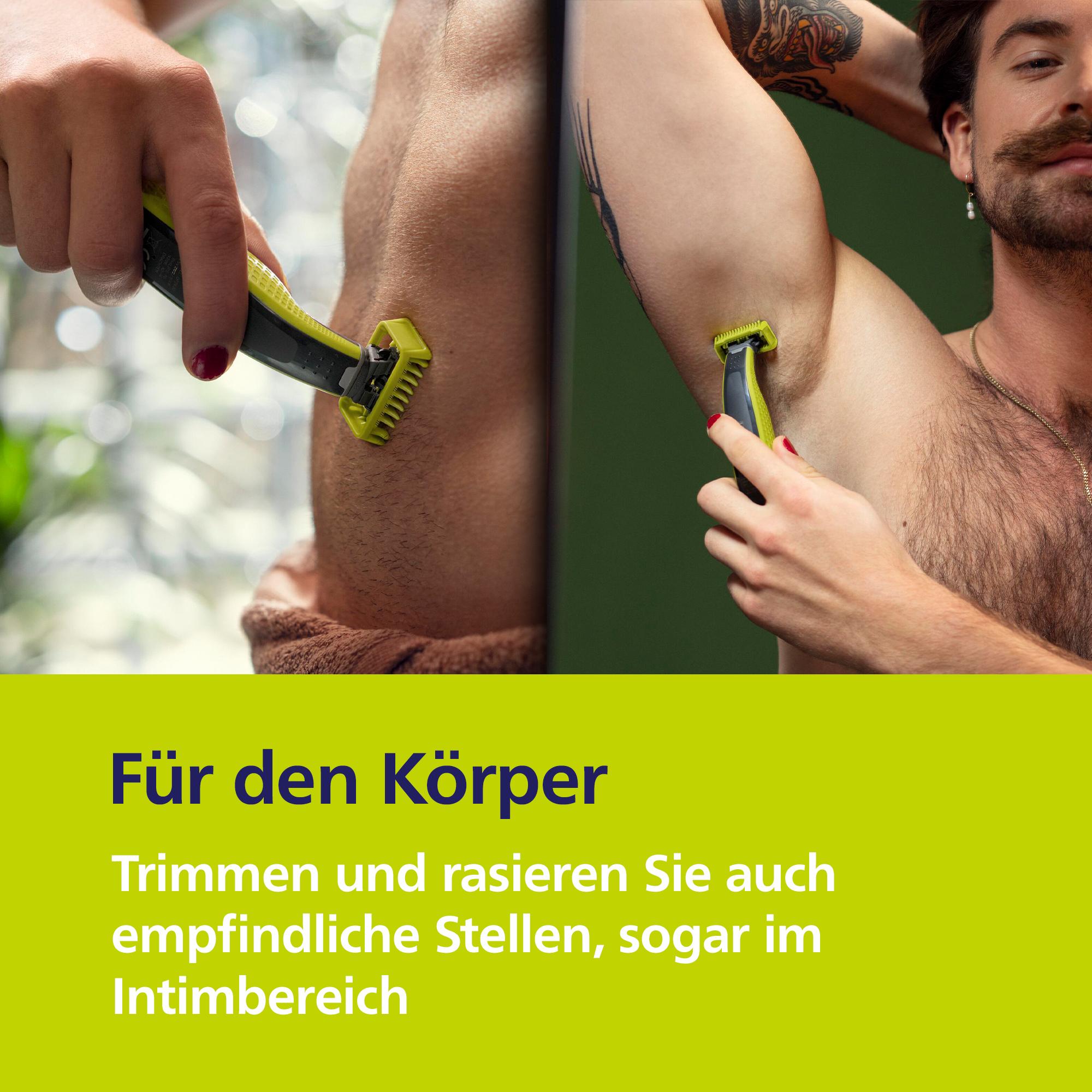 Produktbild PHILIPS OneBlade Face & Body mit 360-Grad-Klinge 9 von 9
