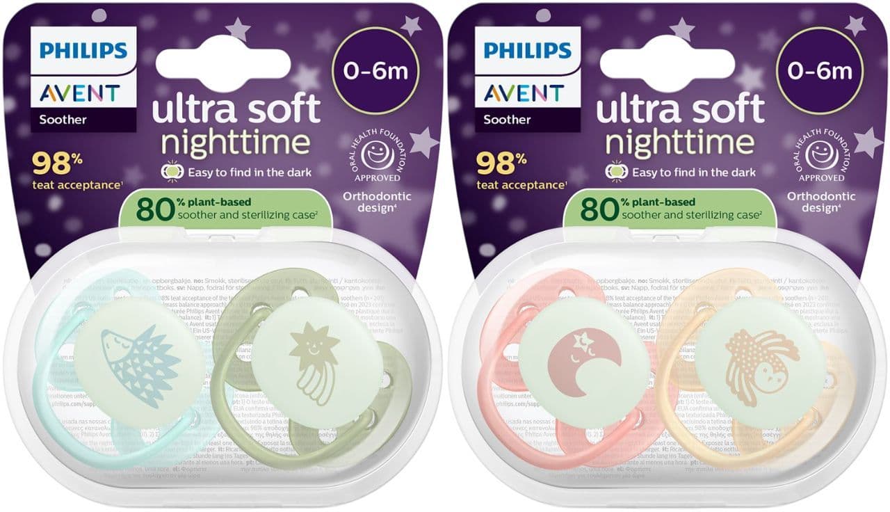 Philips Avent Schnuller nighttime ultra soft 0-6 Monate