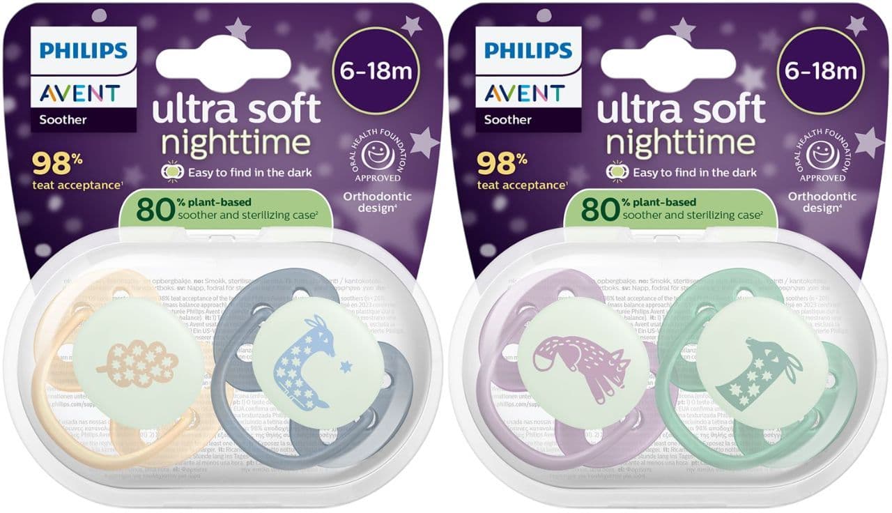 Philips Avent Schnuller nighttime ultra soft 6-18 Monate