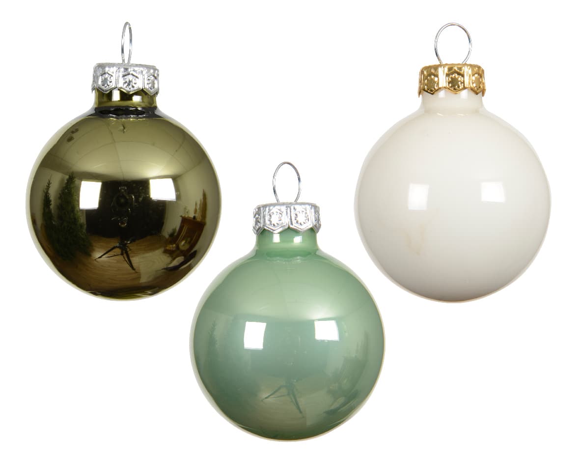 Produktbild Decoris Weihnachtsdekoration Glaskugeln ø3,5cm 2 von 2