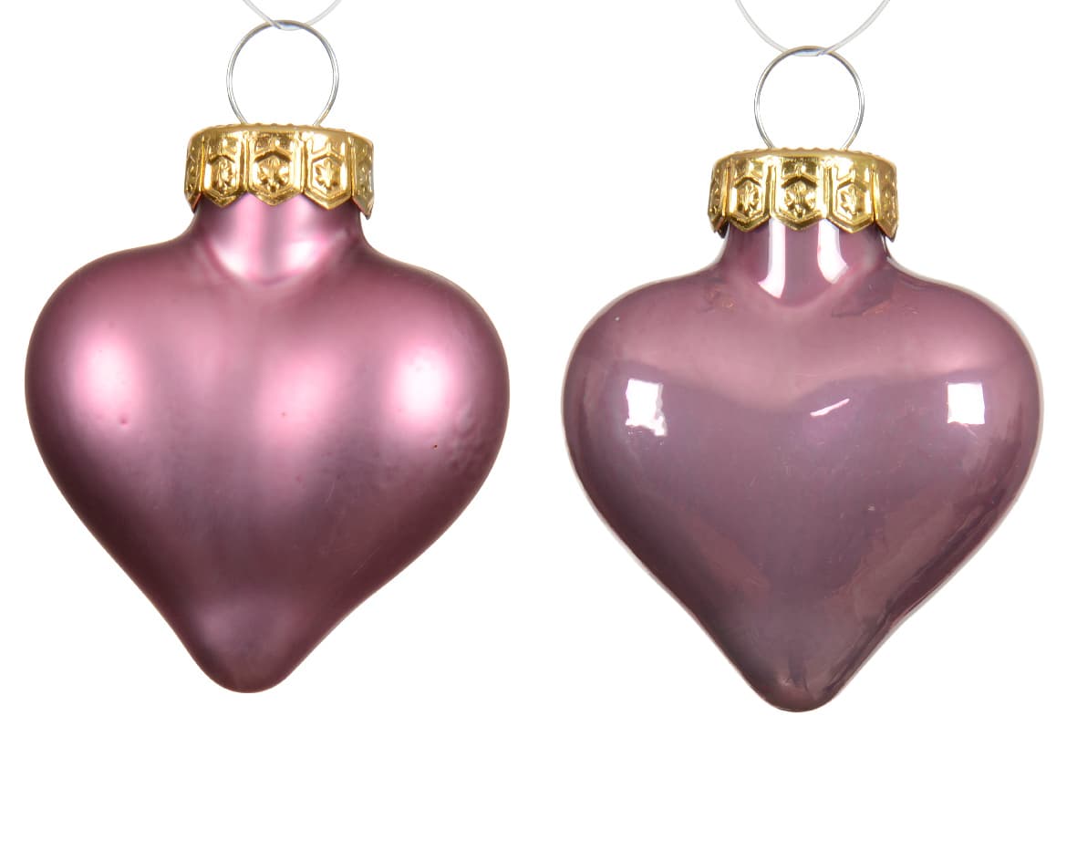 Produktbild Decoris Weihnachtsdekoration Glasherz 2 von 2