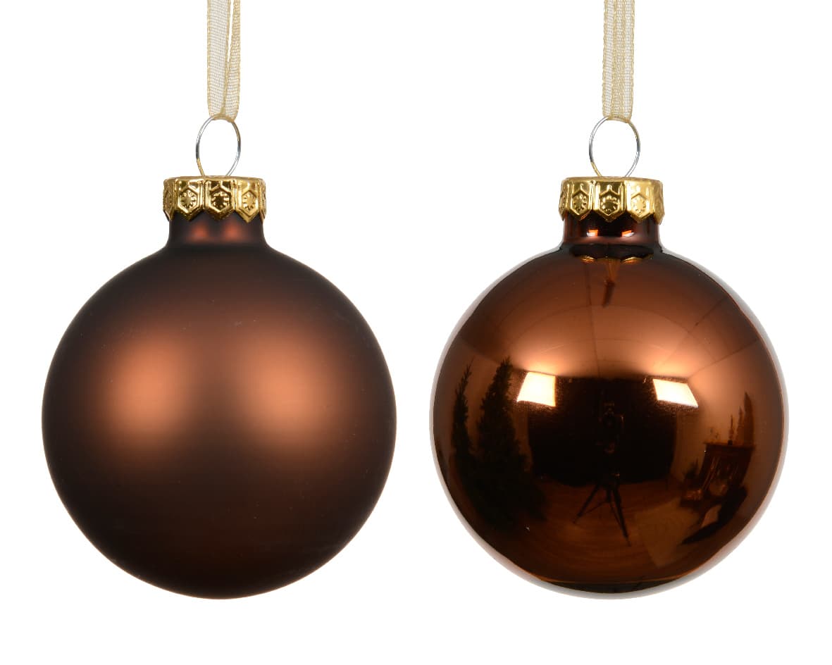 Produktbild Decoris Weihnachtsdekoration Glaskugeln ø10cm 2 von 2