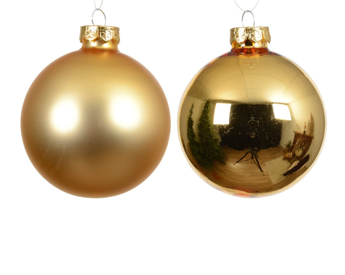 Produktbild Decoris Weihnachtsdekoration Glaskugeln ø10cm 2 von 3