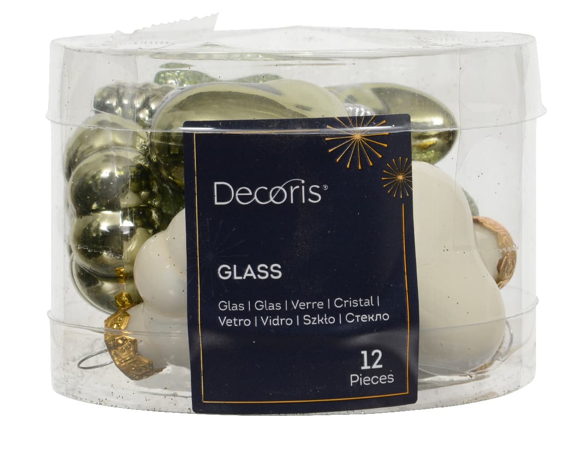 Decoris Weihnachtsdekoration Glasfigur
