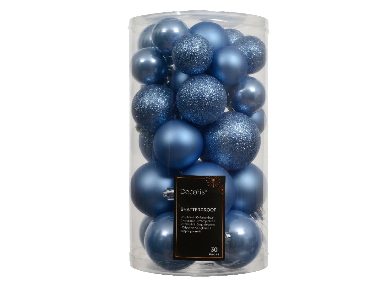Decoris Weihnachtsdekoration Kugeln ø6cm