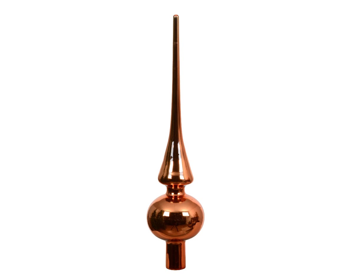 Decoris Christmas decoration Glasbaumspitze Glanz 26cm