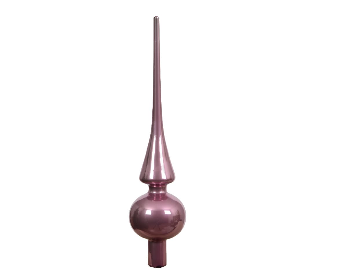Decoris Christmas decoration Glasbaumspitze Glanz 26cm