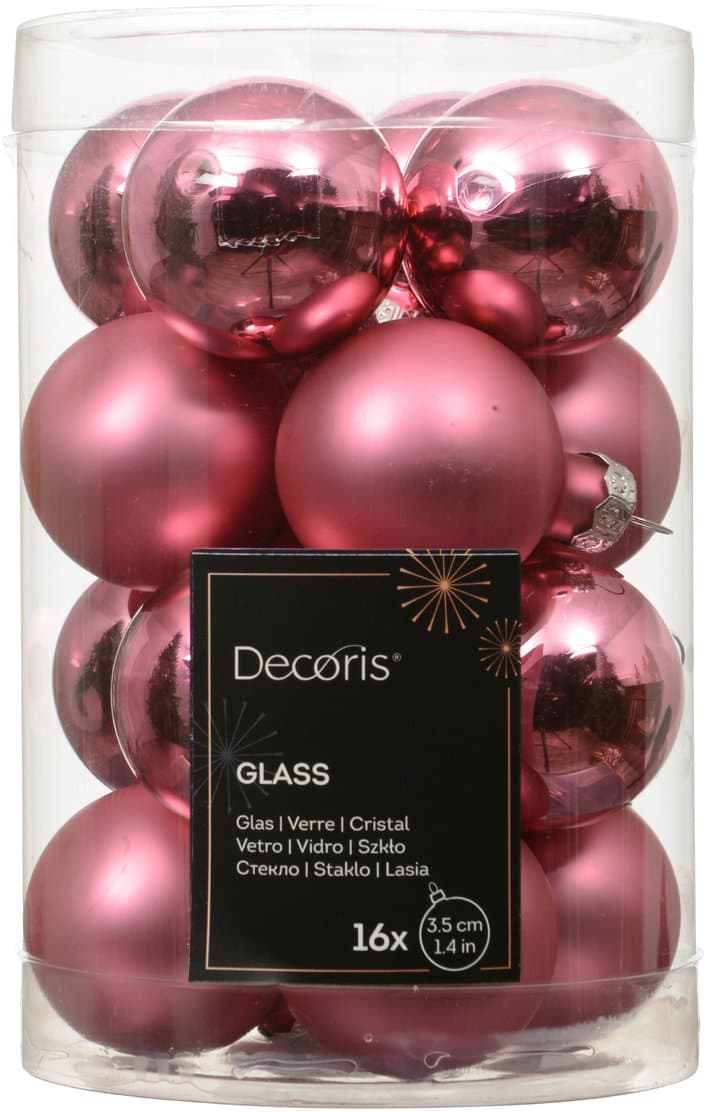 Decoris Glaskugeln Ø3,5cm