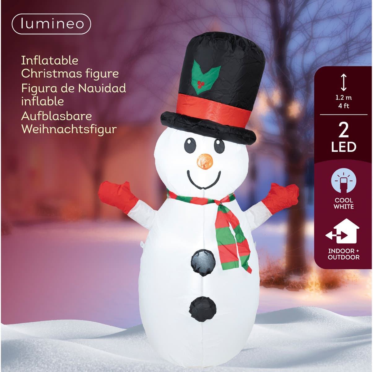 Lumineo LED-Schneemann