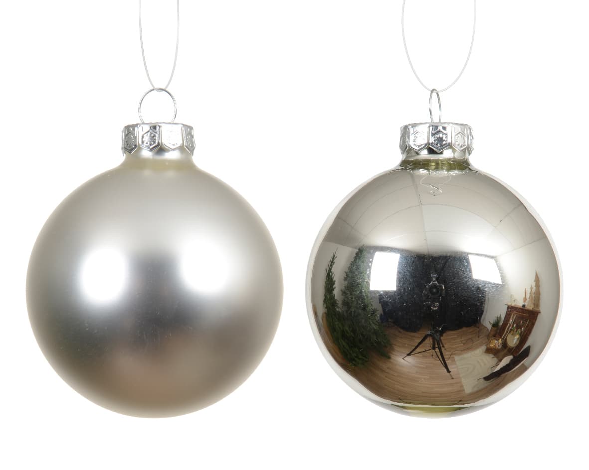 Produktbild Decoris Weihnachtsdekoration Glaskugeln ø10cm 2 von 2