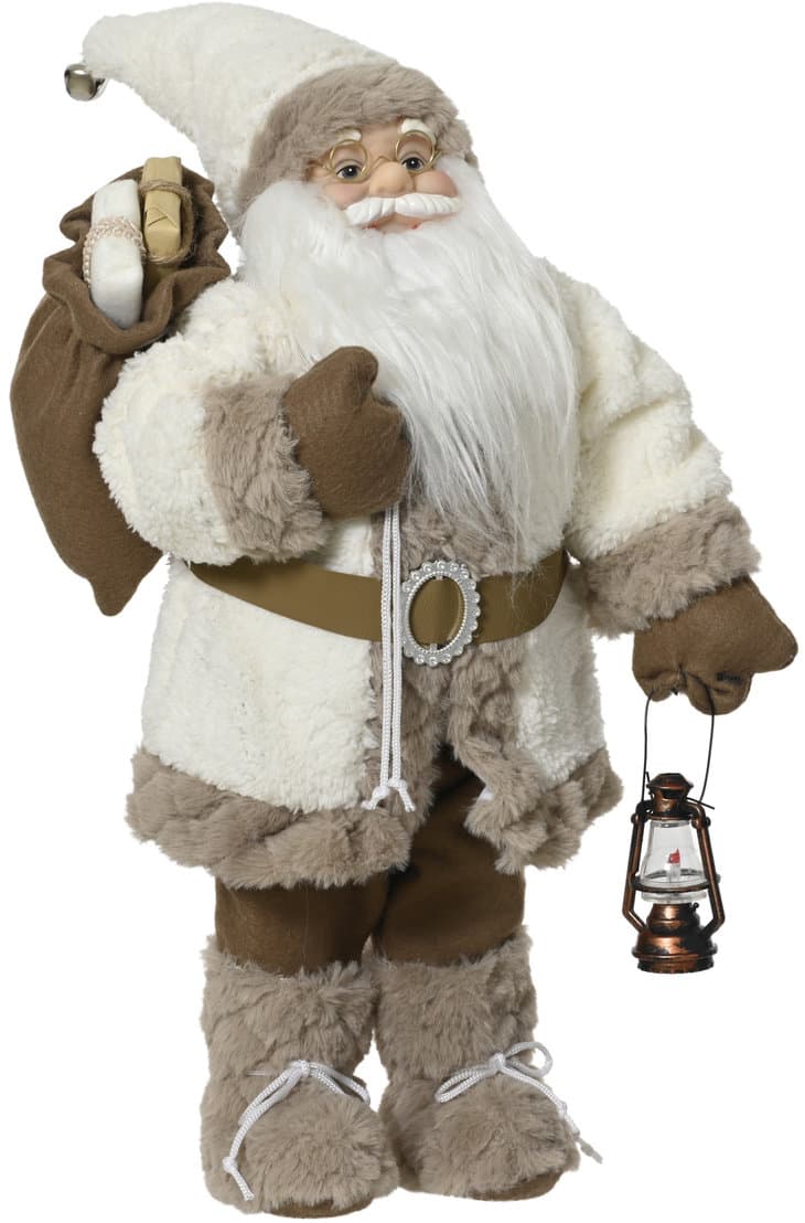 Decoris Weihnachtsmann H=30cm