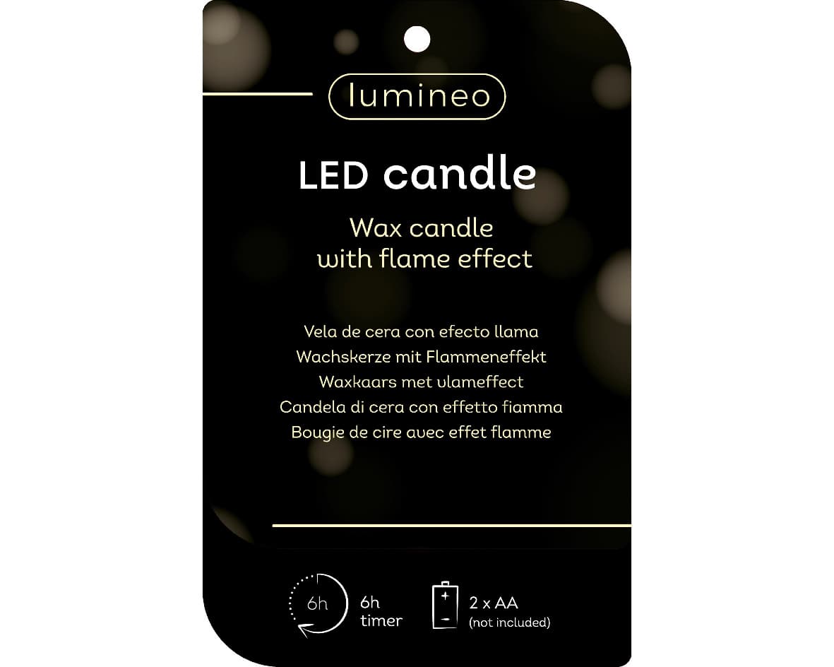 Produktbild Lumineo Candles LED Kerze H=13,5cm 2 von 3
