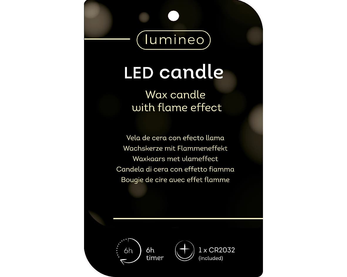 Produktbild Lumineo Candles LED Kerze H=10,5cm 2 von 3