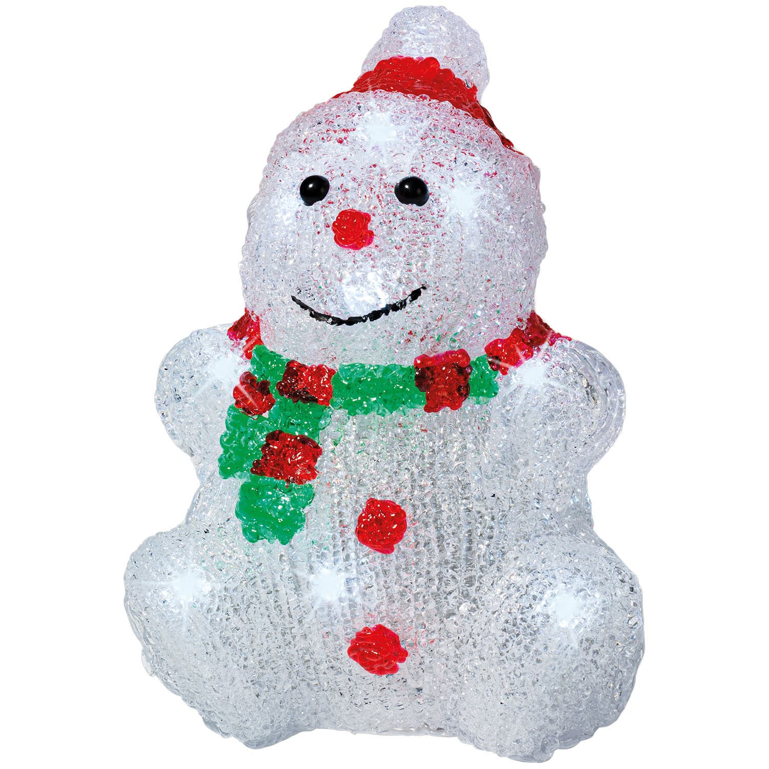 Lumineo Objects Ornament LED Schneemann