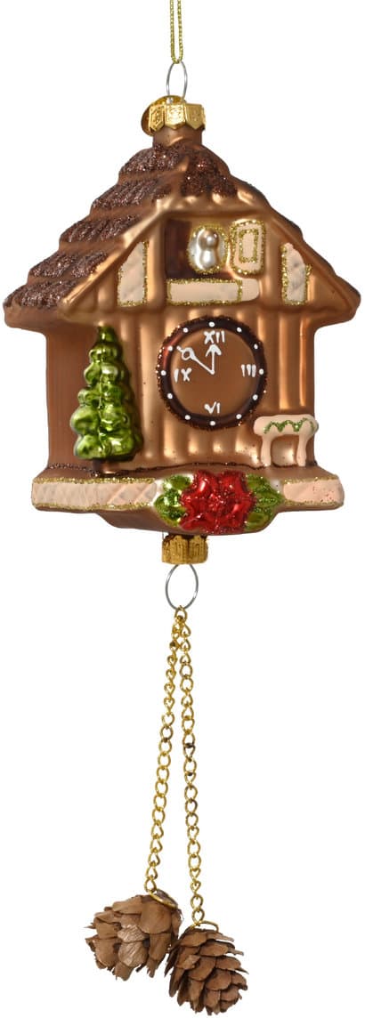 Decoris Dekoaufhänger Kuckucksuhr