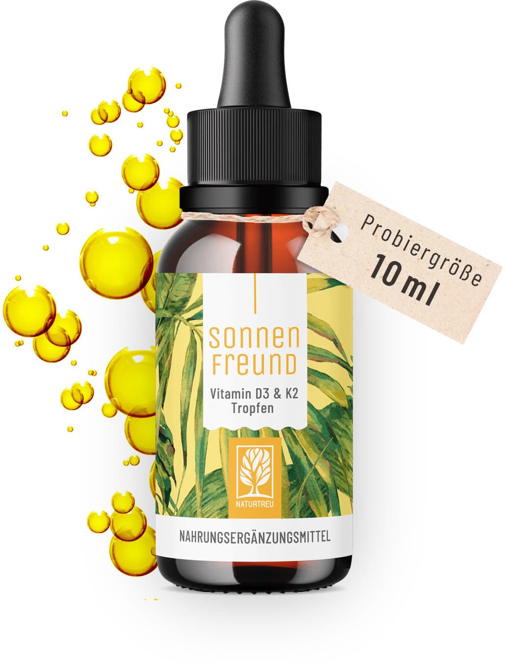NATURTREU Sonnenfreund Vitamin D3 & K2 Tropfen