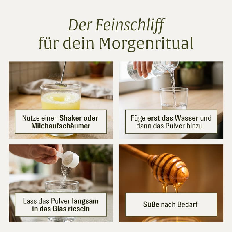 NATURTREU Morgenritual Stoffwechsel Routine