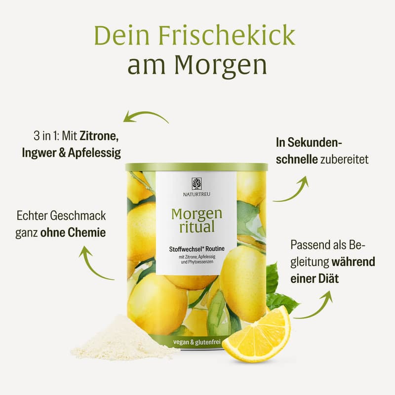 NATURTREU Morgenritual Stoffwechsel Routine