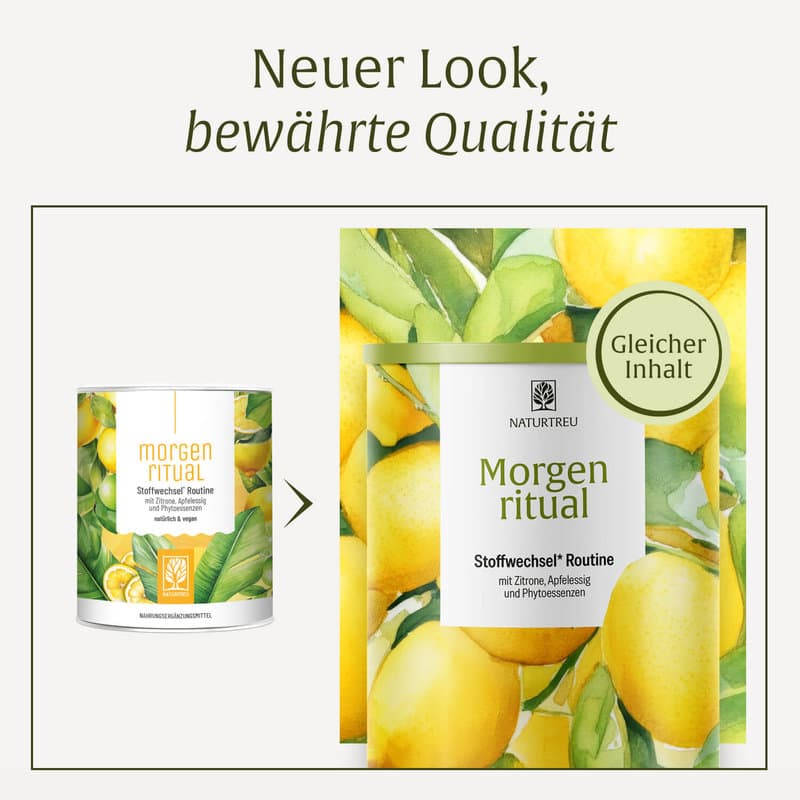 NATURTREU Morgenritual Stoffwechsel Routine