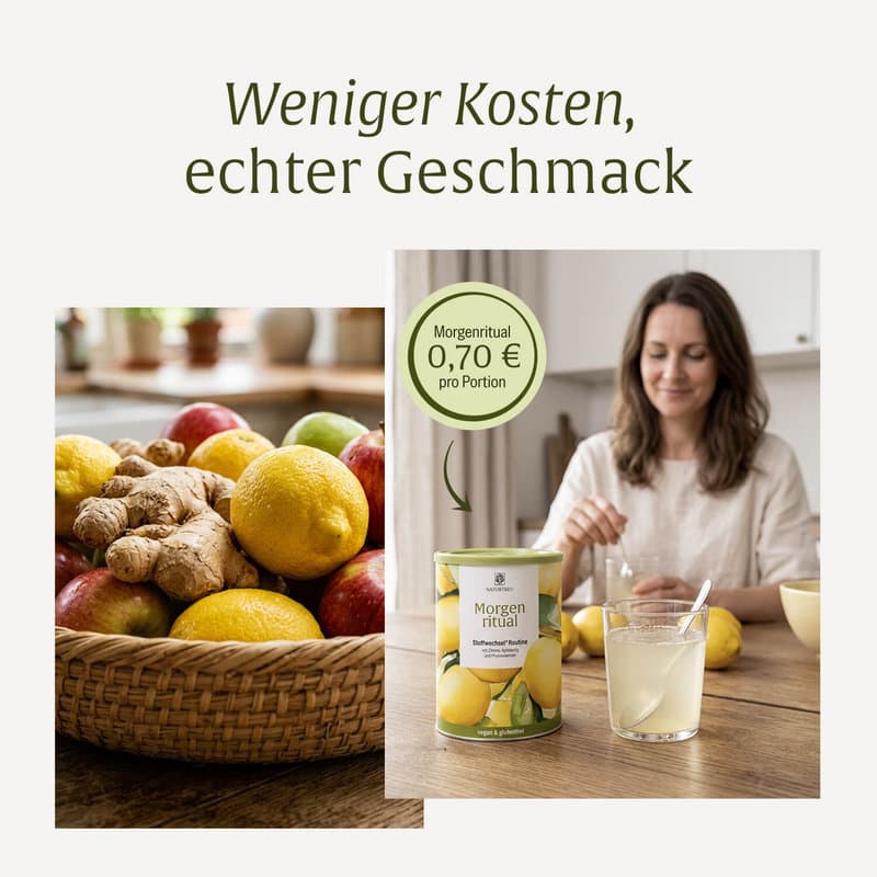 NATURTREU Morgenritual Stoffwechsel Routine