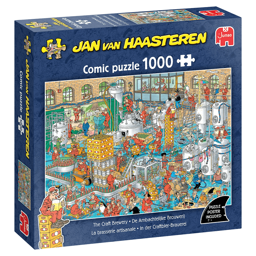 Jumbo Spiele - Jan van Haasteren - In der Craftbier-Brauerei (1000 Teile)