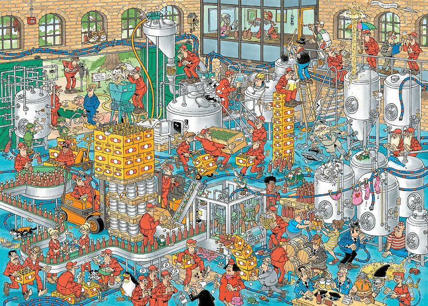 Produktbild Jumbo Spiele - Jan van Haasteren - In der Craftbier-Brauerei (1000 Teile) 2 von 2