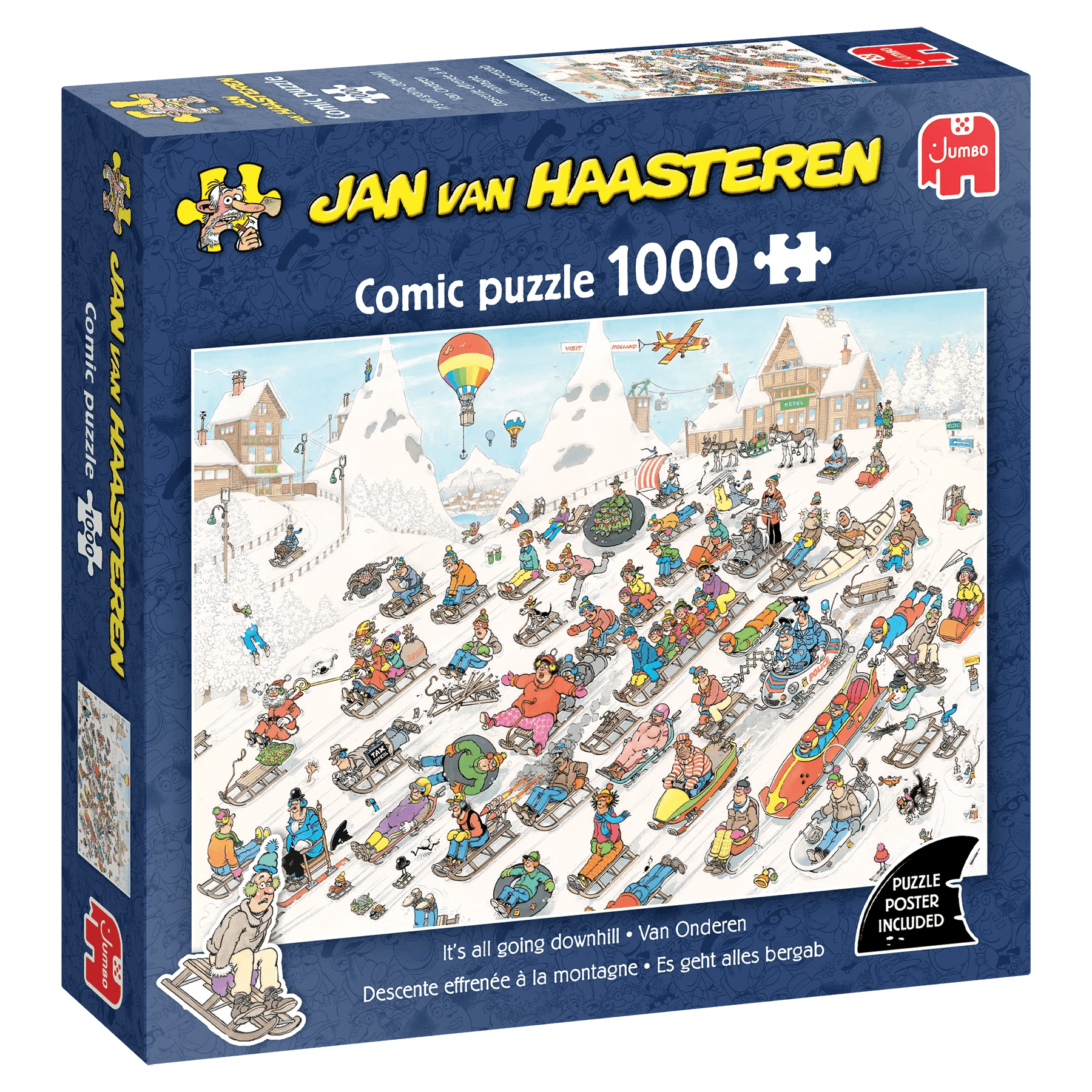 Jumbo Spiele - Jan van Haasteren - Es geht alles bergab (1000 Teile)