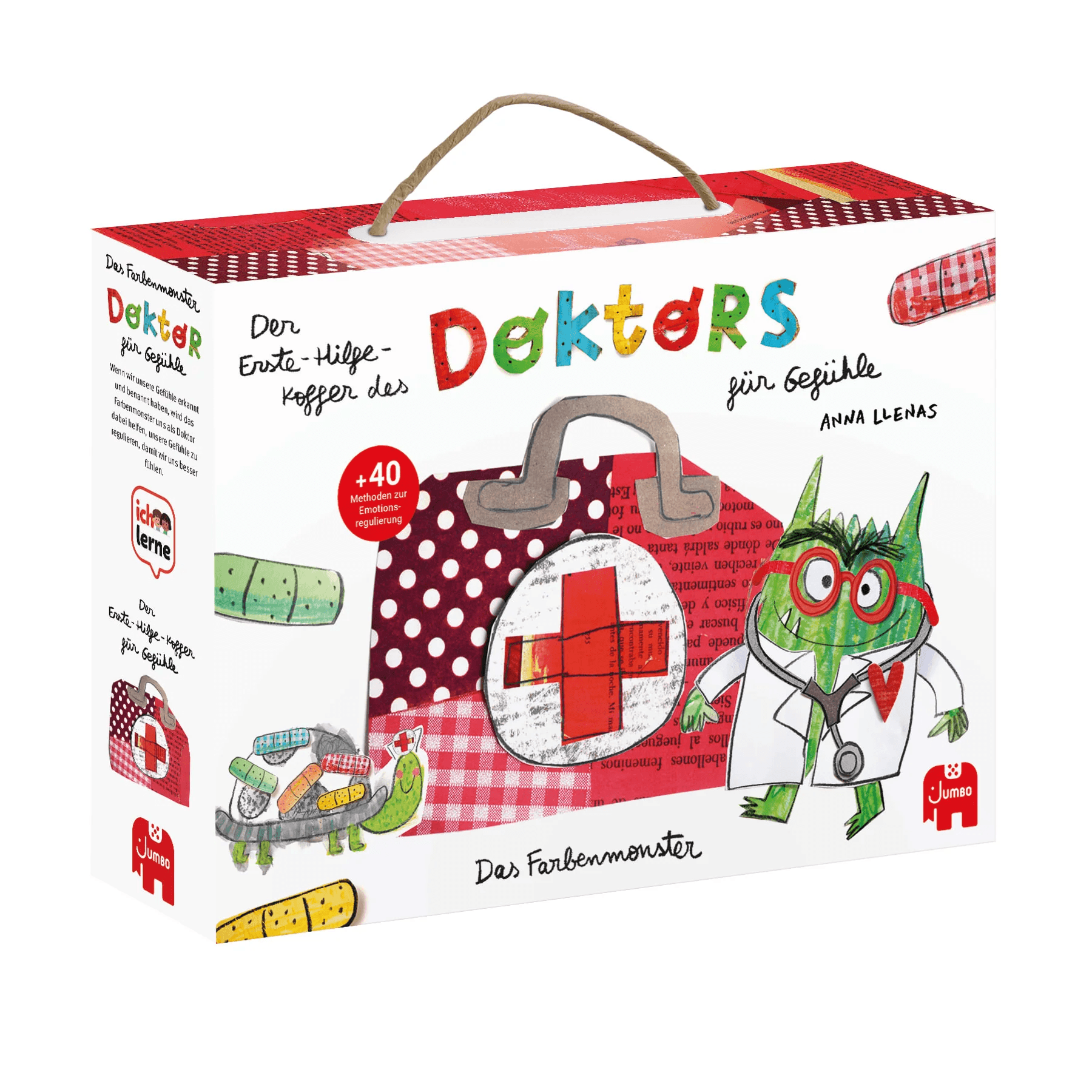 Jumbo Spiele - Ich lerne Entdecken Feeling Doctor Das Farbenmonster Lernspiel ab 3 Jahren