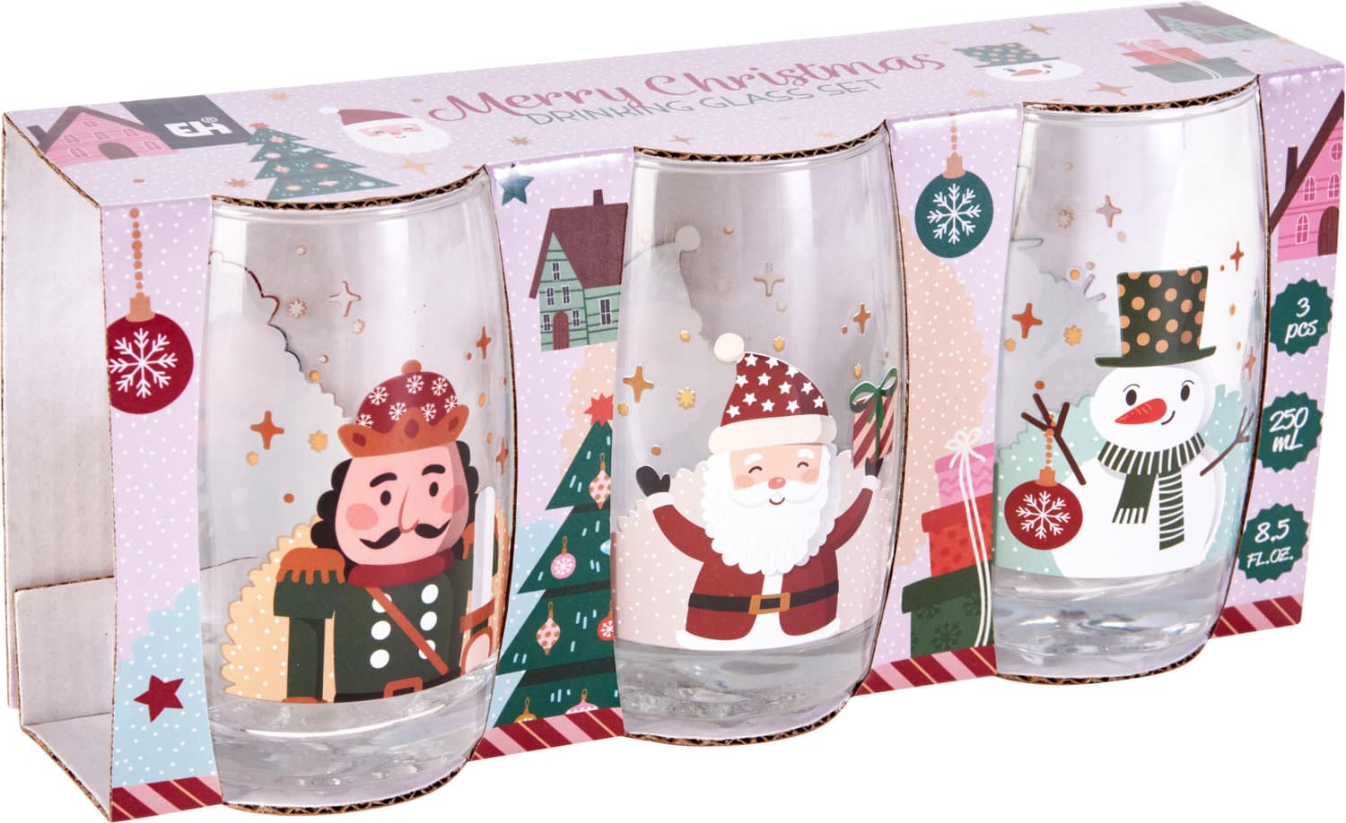 Trinkglasset 250ml 3-tlg.