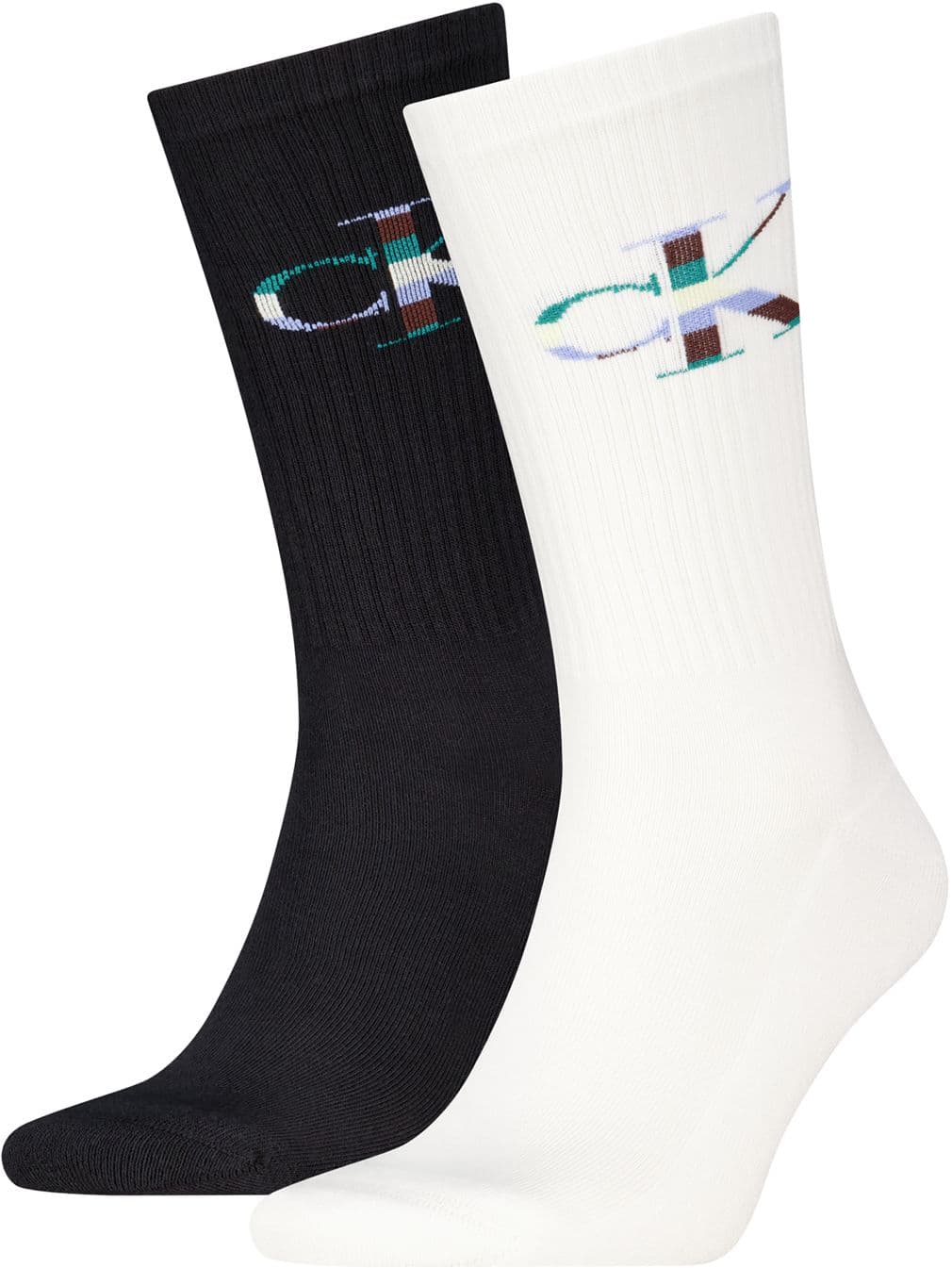Calvin Klein Herren Socken Monogram 2er Pack