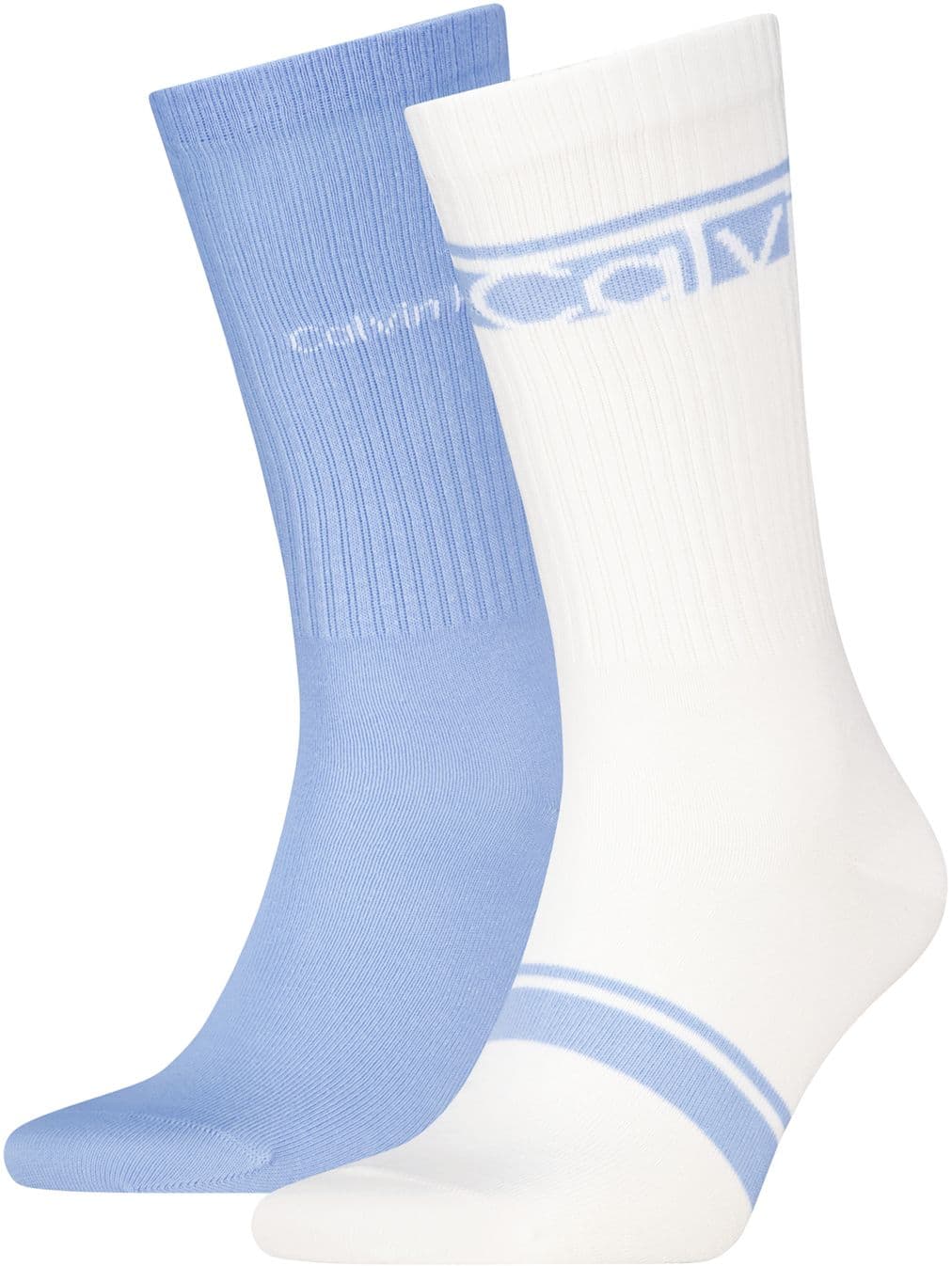 Calvin Klein Herren Tennissocken Logo Stripe 2er Pack