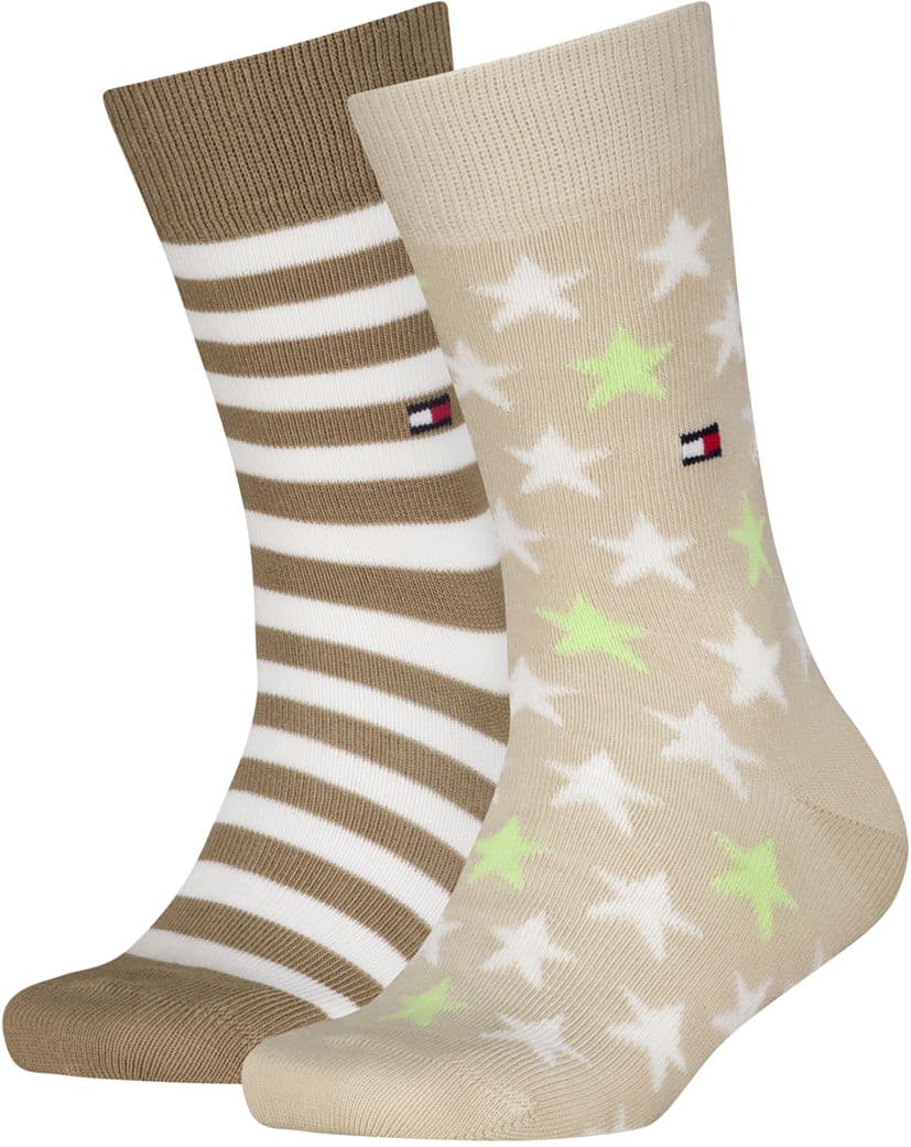 TOMMY HILFIGER Kinder Socken Stars And Stripes 2er Pack